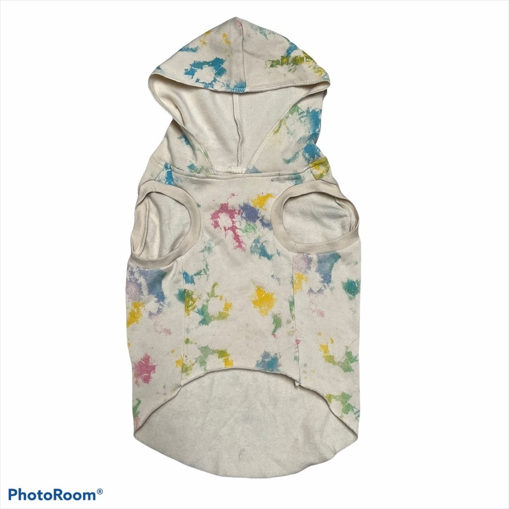 Grayson Pup Tie Dye Hoodie Sweatshirt NWOT